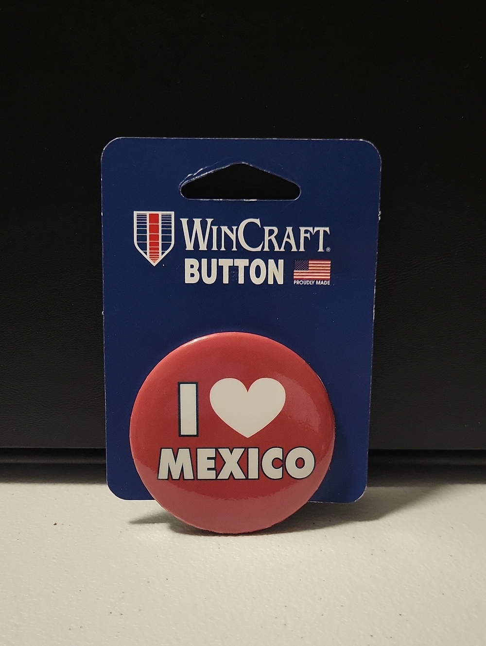 WinCraft Pink 'I ♥ Mexico' Button Pin